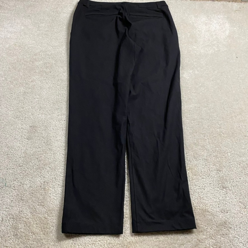 Lululemon Commission Pants Mens 33x31 Classic-Fit Black Warpstreme